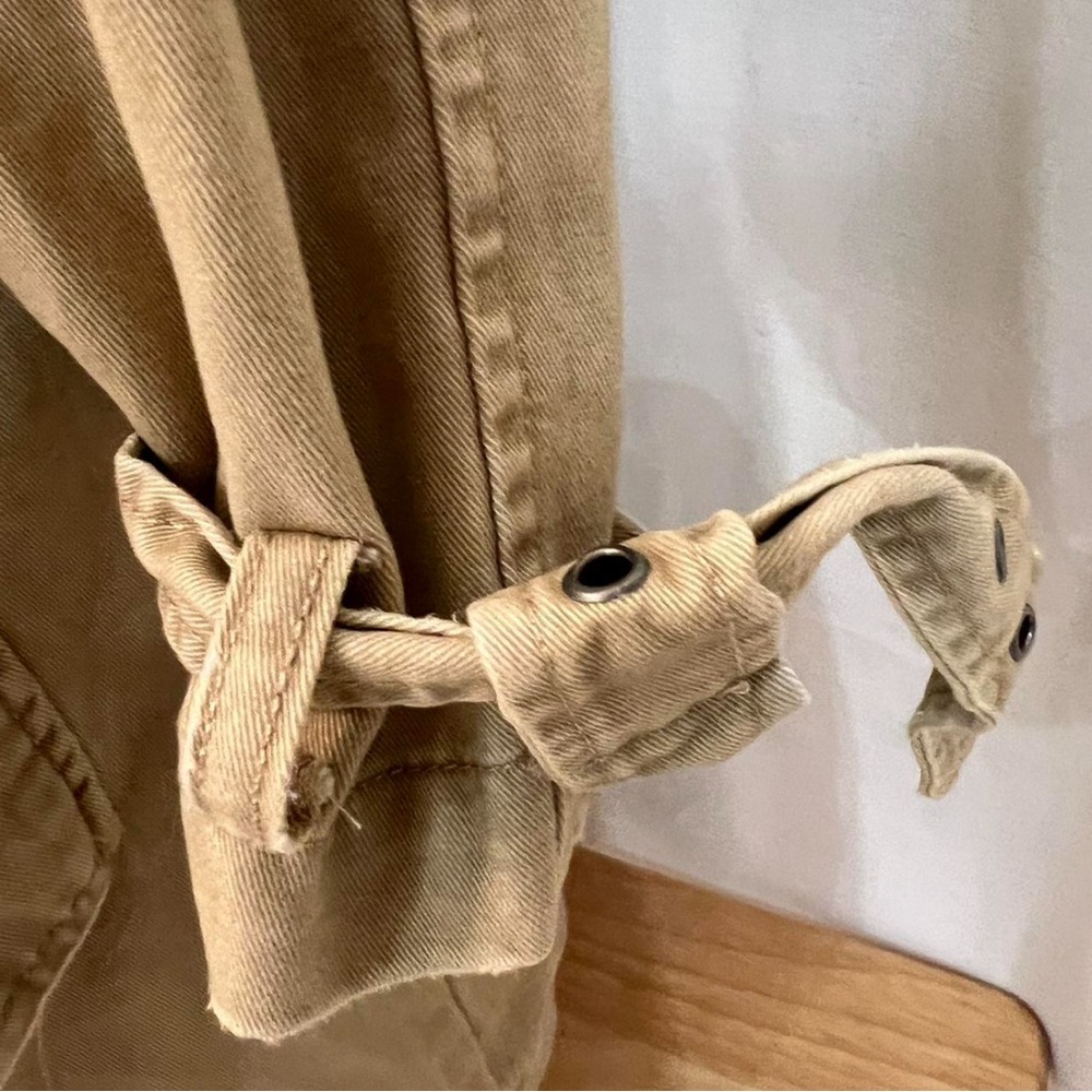 Free People Tan Double-Breasted Trench Coat - Picture 5 of 8